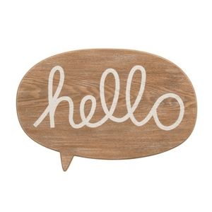 Target HELLO Wood rustic home decor sign
